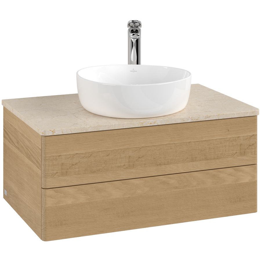 Wastafelonderkast Antao 800x360x500mm Honey Oak L19053HN