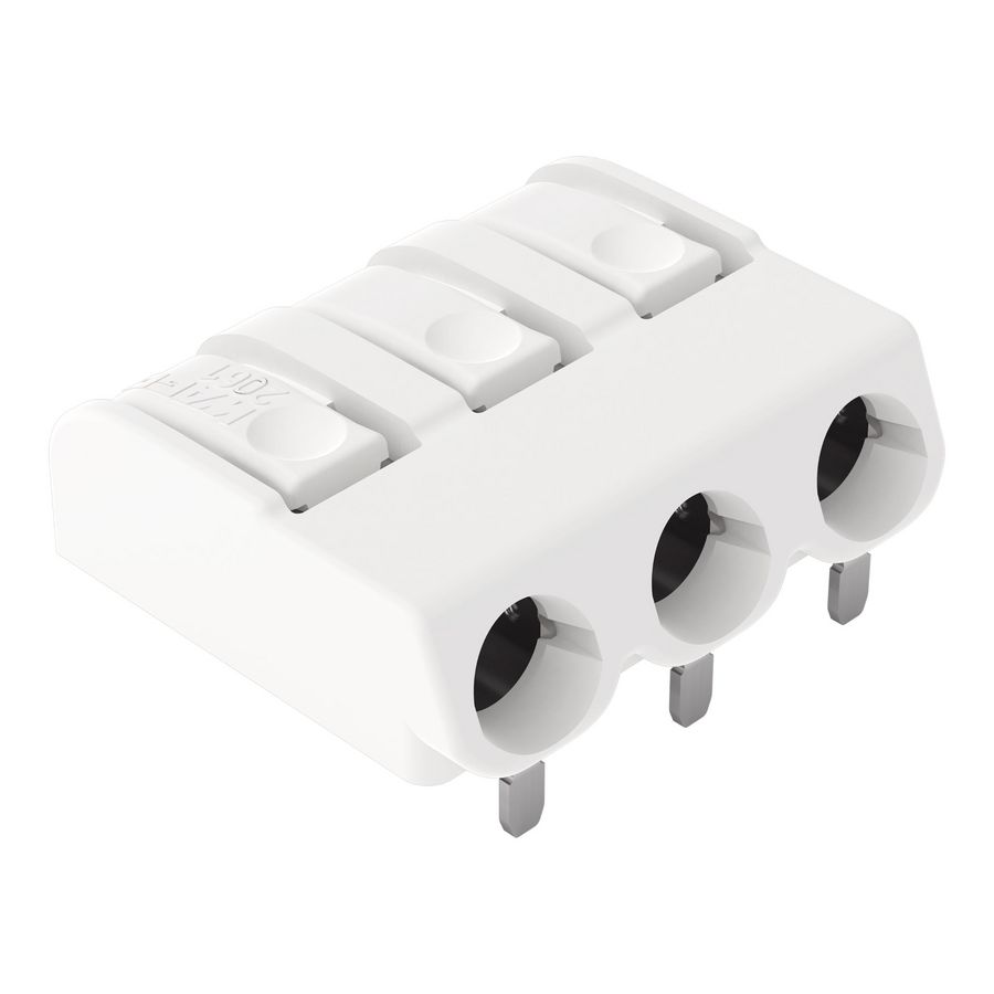 THR-printklem Drukknop 1,5 mm2 wit 2061-1603/998-404 VVE=320