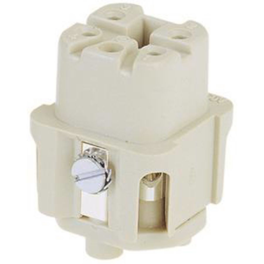 Contactblok Han A 04 Pos. vrouw Insert Screw VVE=10