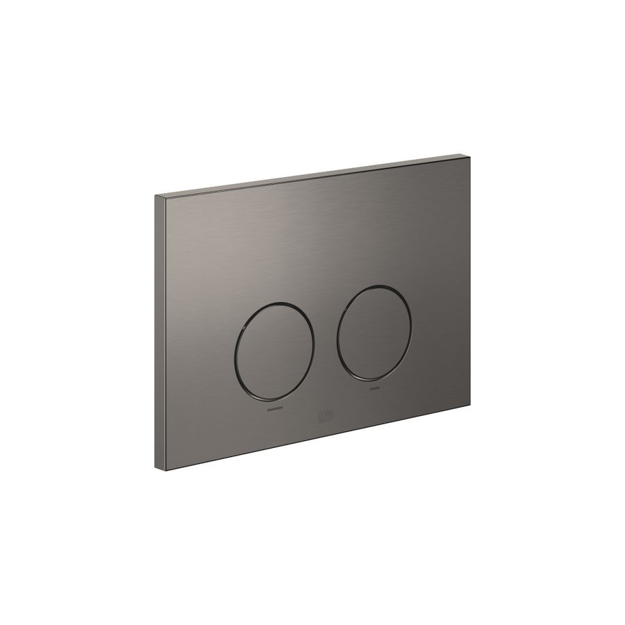 Bedieningsplaat wc-inbouwres.van Geberit rond Dark plat.geb