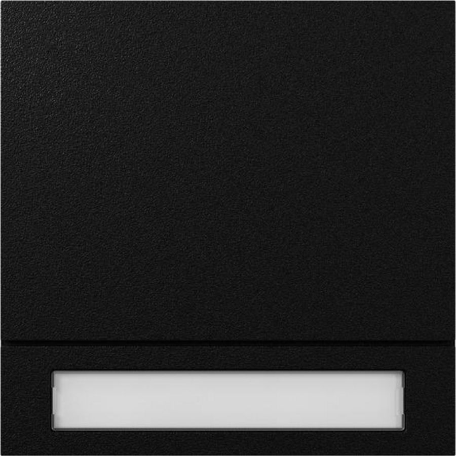 Belknopmod. 1-voudig System 106 zwart m(gel.)