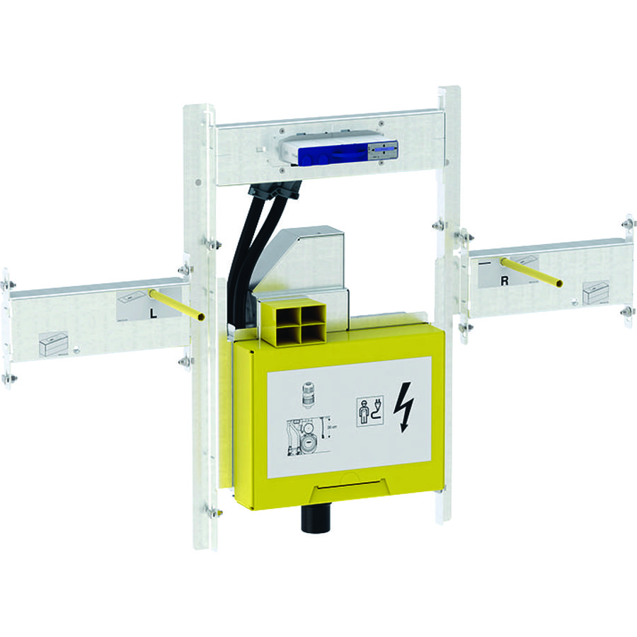 GIS element ONE wastafel ONE wandkraan inb.sifon B750mm