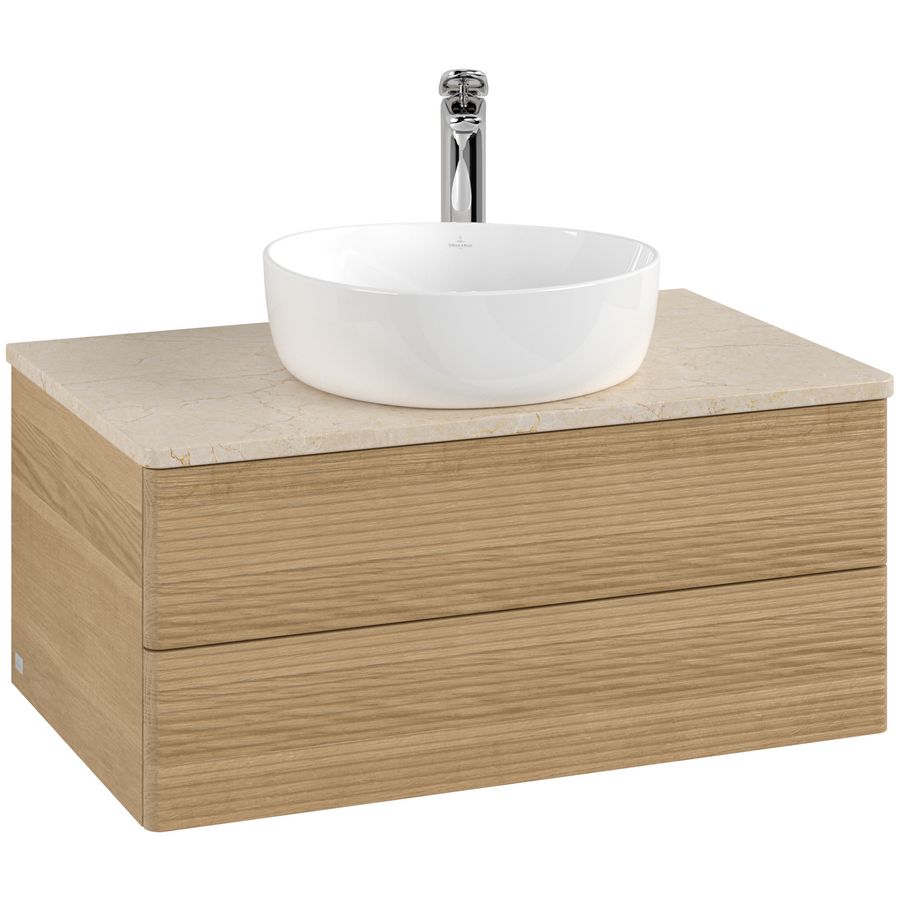 Wastafelonderkast Antao 800x360x500mm Honey Oak L19153HN