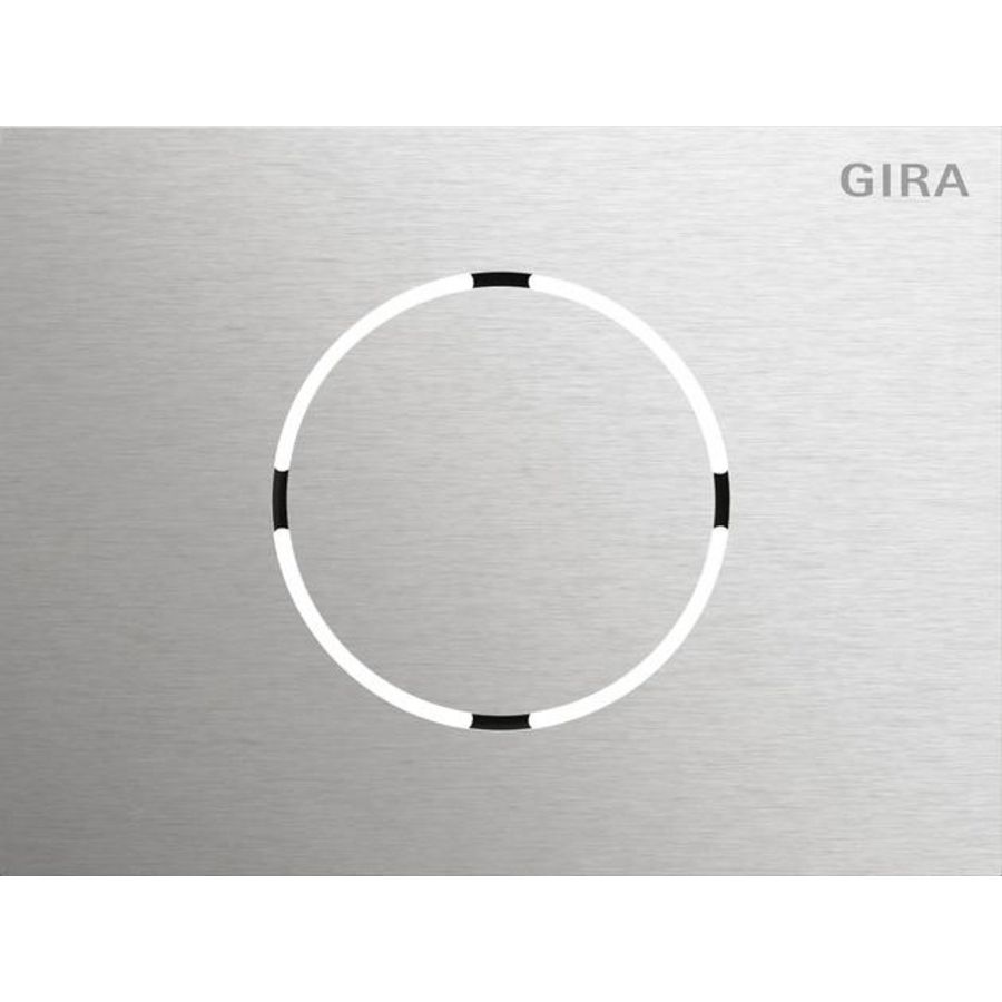 Frontpl. deurstationmod. System 106 edelstaal V4A