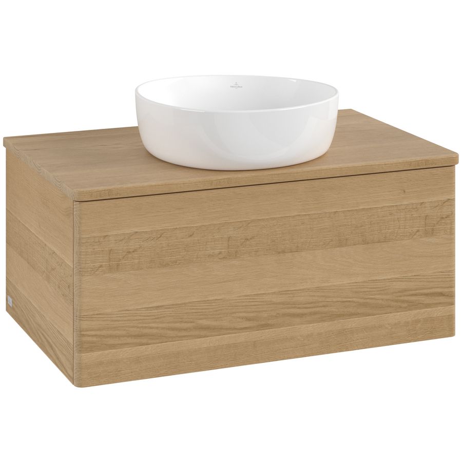 Wastafelonderkast Antao 800x360x500mm Honey Oak L30011HN