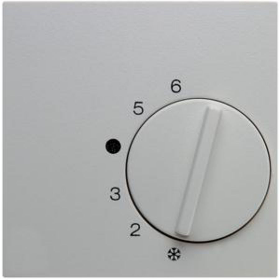 Centraalstuk regelknop kamerthermostaat polarwit mat S.1/B
