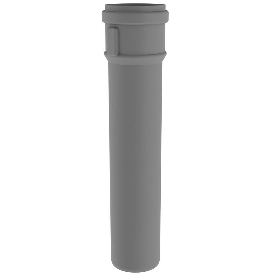 Verlengpijp Twinline PP 100mm L=1000mm grijs