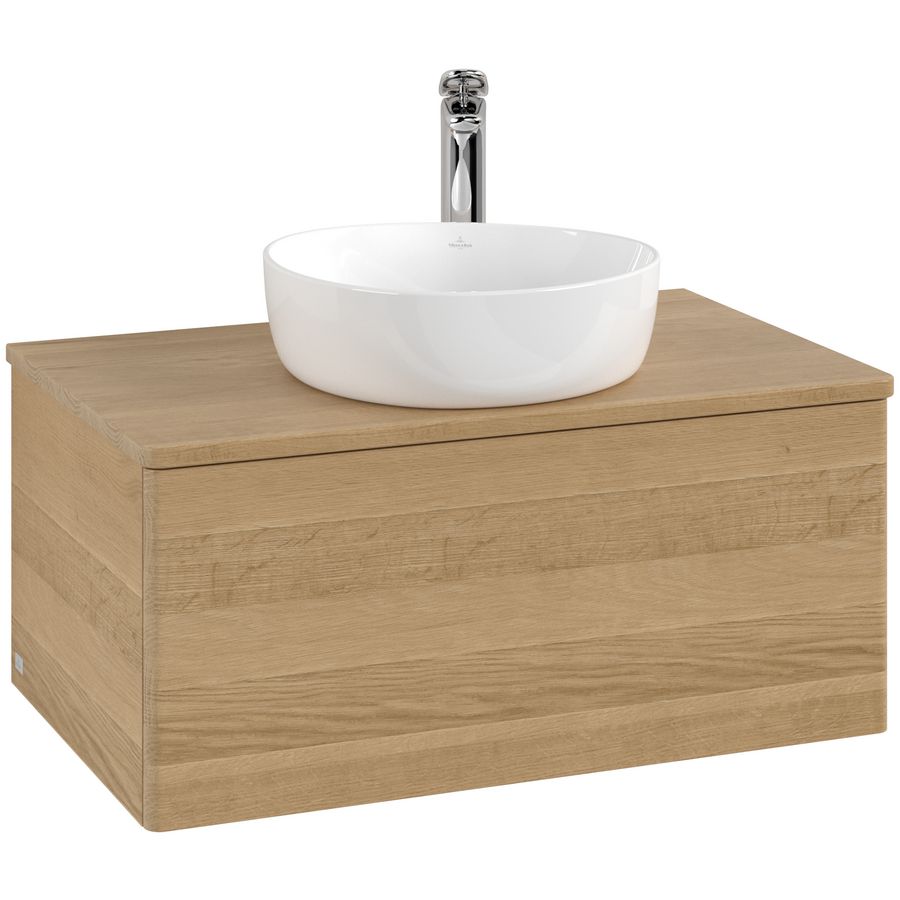 Wastafelonderkast Antao 800x360x500mm Honey Oak L30051HN