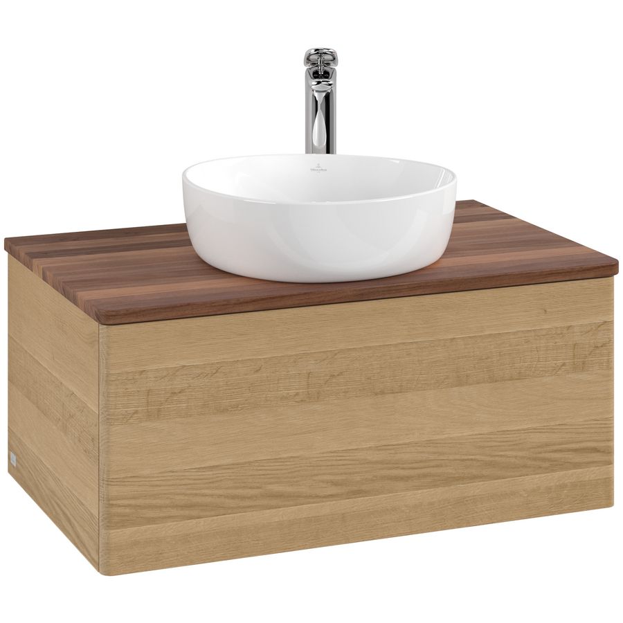 Wastafelonderkast Antao 800x360x500mm Honey Oak L30052HN