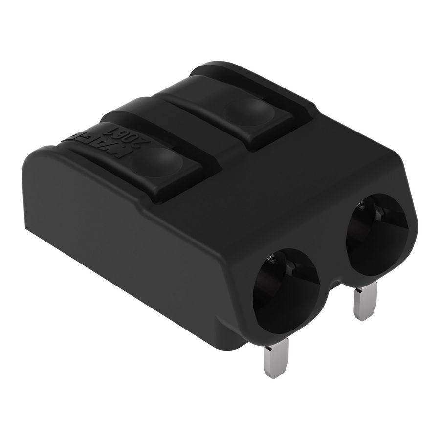 THR-printklem Druk 1,5 mm2 zwart 2061-1622/998-404 VVE=480