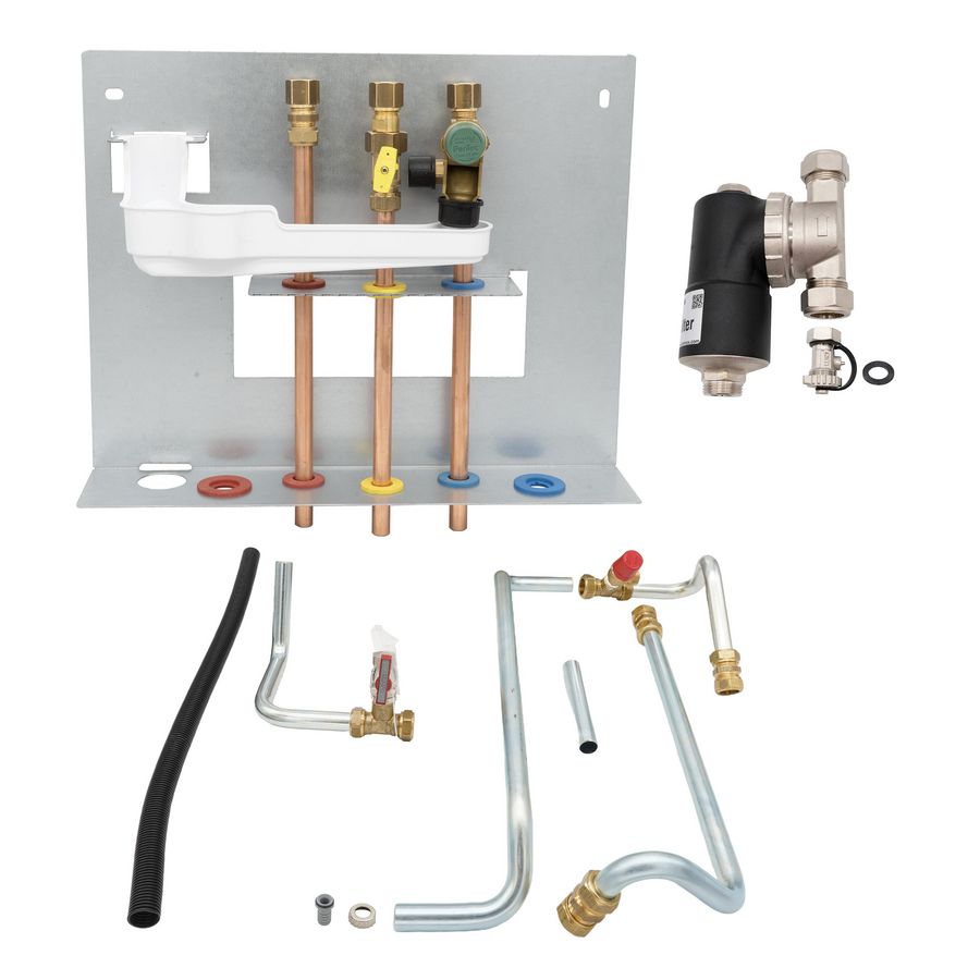 Aansluitframe / geprefabriceerde muurframe Quickframe Xtend Split-HRE uitvoering links