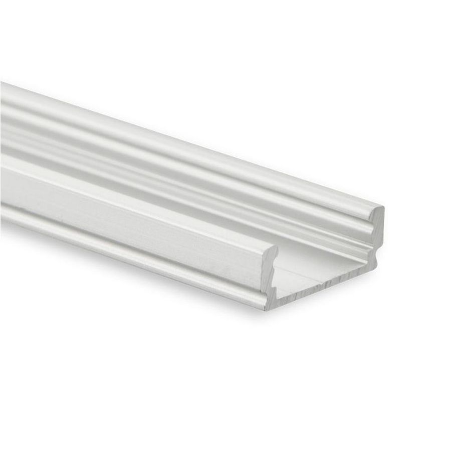 LED profiel PL1 L=2mtr. plat LED strips max. 12mm