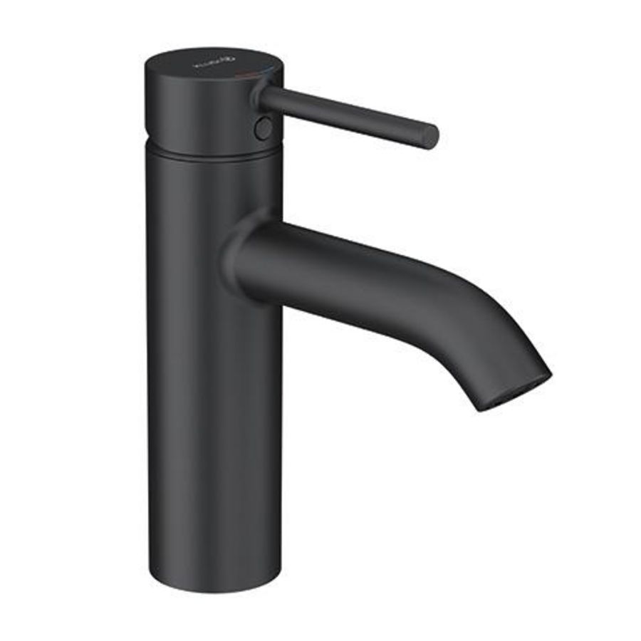 Bozz wastafelmengkraan zonder waste 100 mat zwart