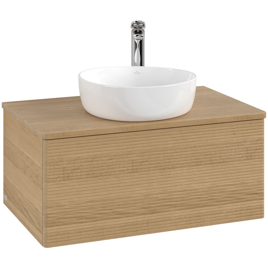Wastafelonderkast Antao 800x360x500mm Honey Oak L30151HN