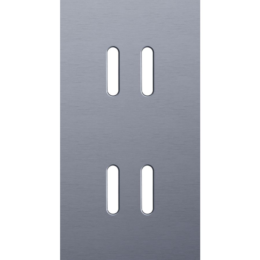 Tweevoudige afdekplaat, verticaal 71 mm centerafstand