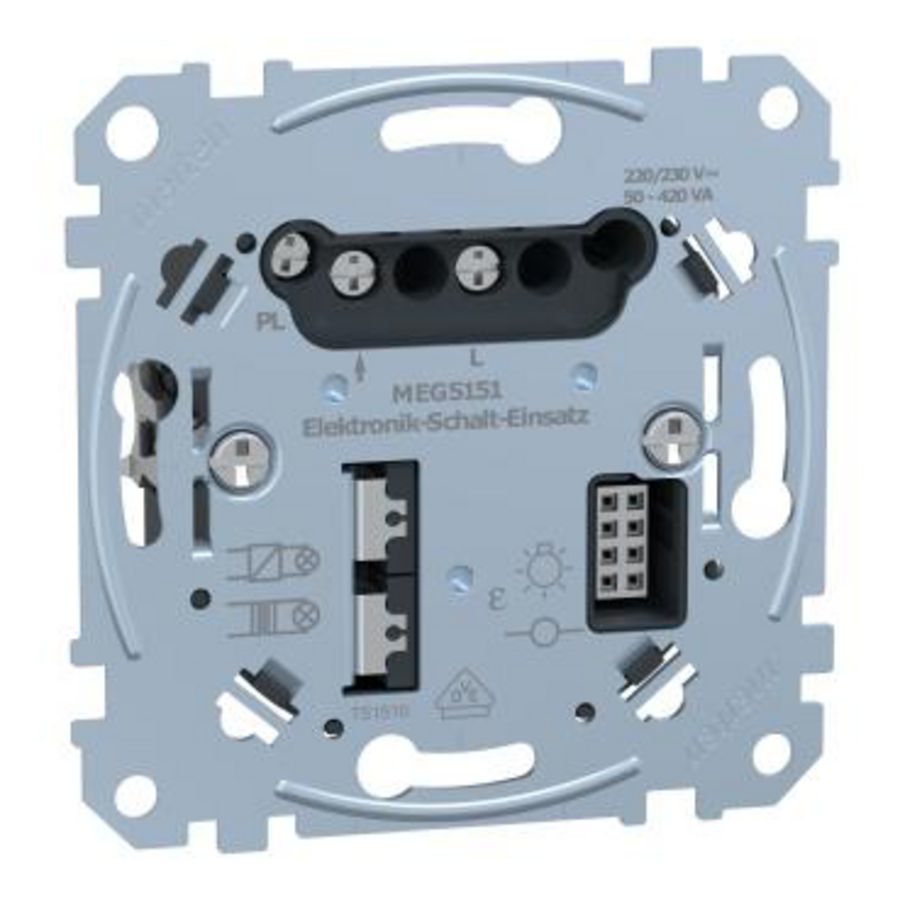 Sokkel Elektronica eenheid 1-voudig Merten