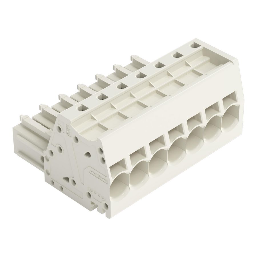 1-draads FE steker 10mm² li.grijs 831-3107 VVE=12