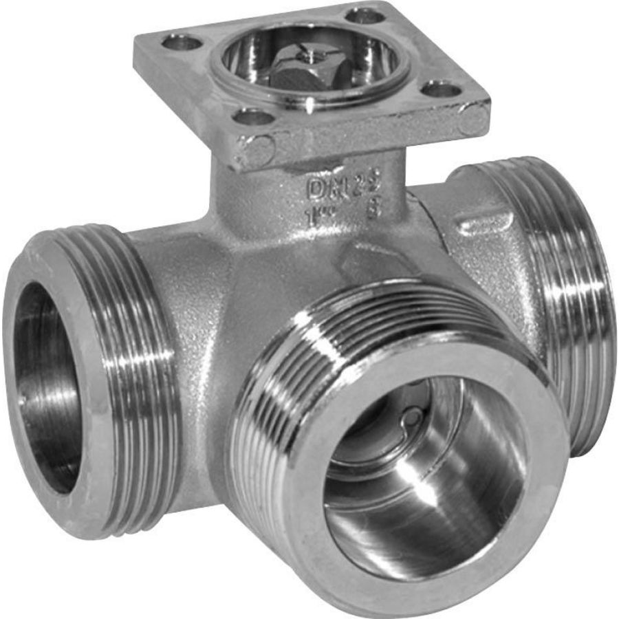 3-weg open/dicht kogelkraan DN20 G1-1/4" Kvs21