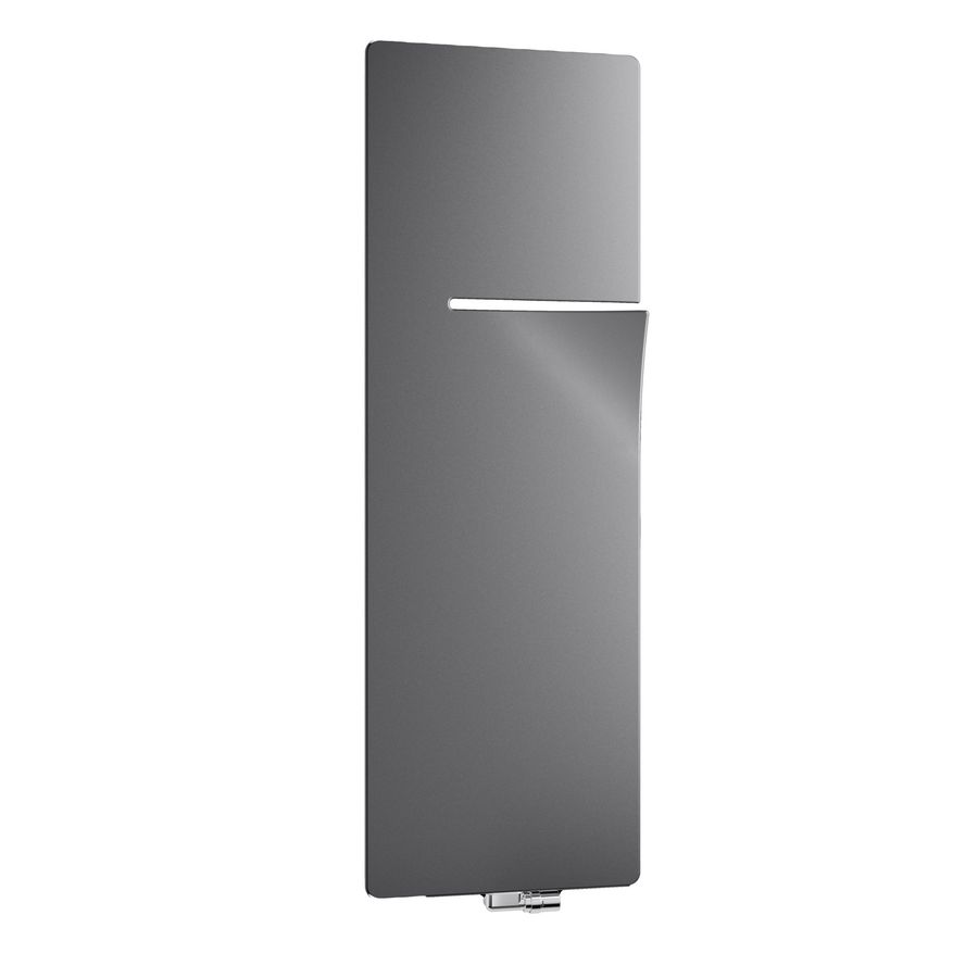 Designradiator INEO I-L = links gesloten 600x1400mm 9829 Graphit Metallic