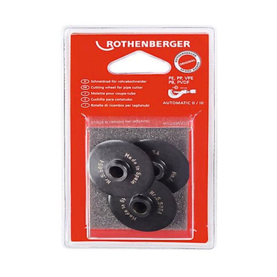 Hangverpakking snijwielen3 x 5.5054 voor pijpsnijder
