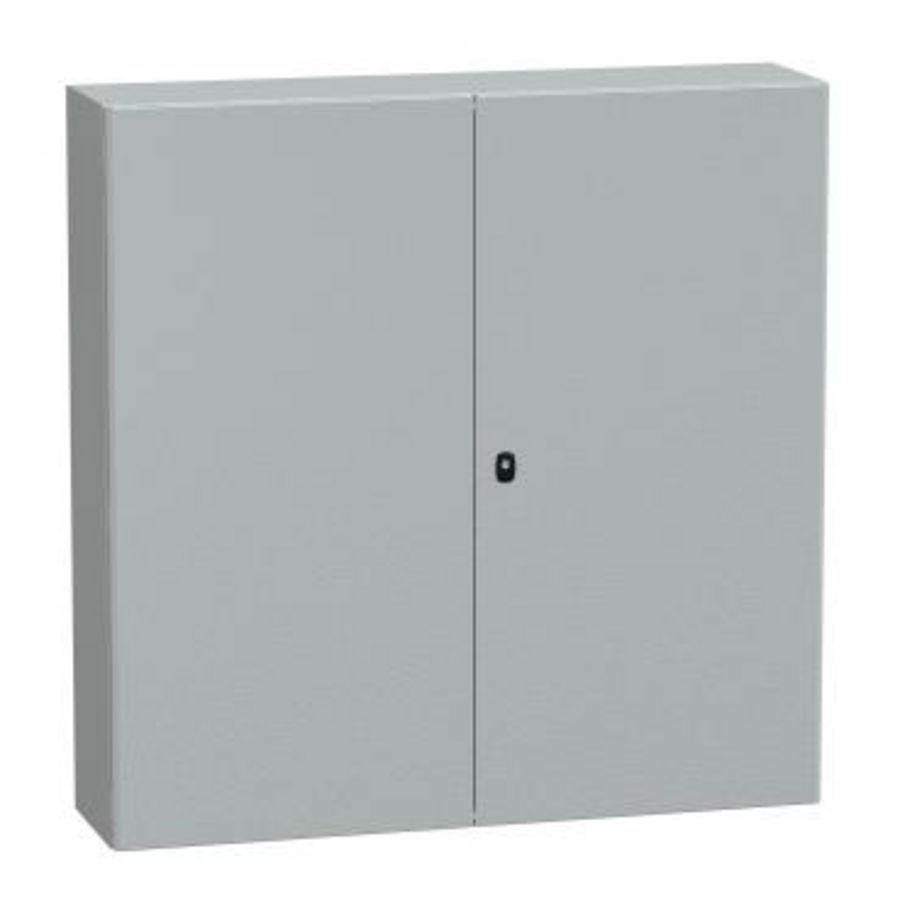 Kast 2 volle deuren 1200x1200x300mm IP55 IK10 Spacial S3D