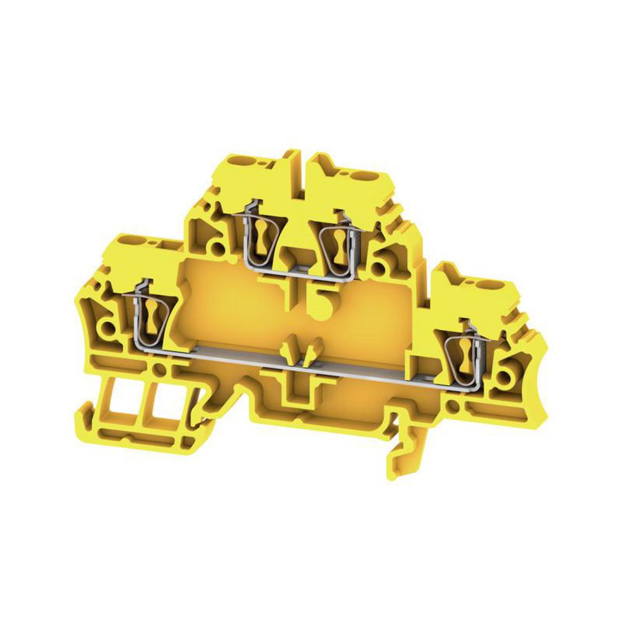 Doorvoerklem geel 2.5mm2 VVE=50