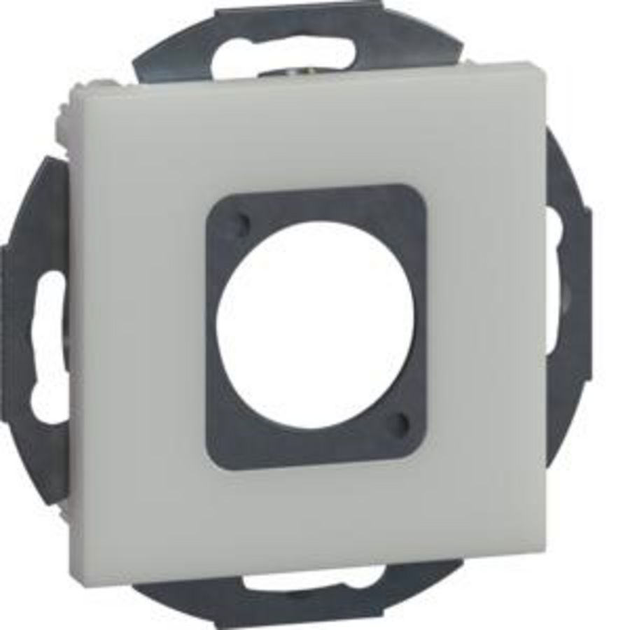 Draagplaat 1V multimedia D-Size Flange 23,6 vwit