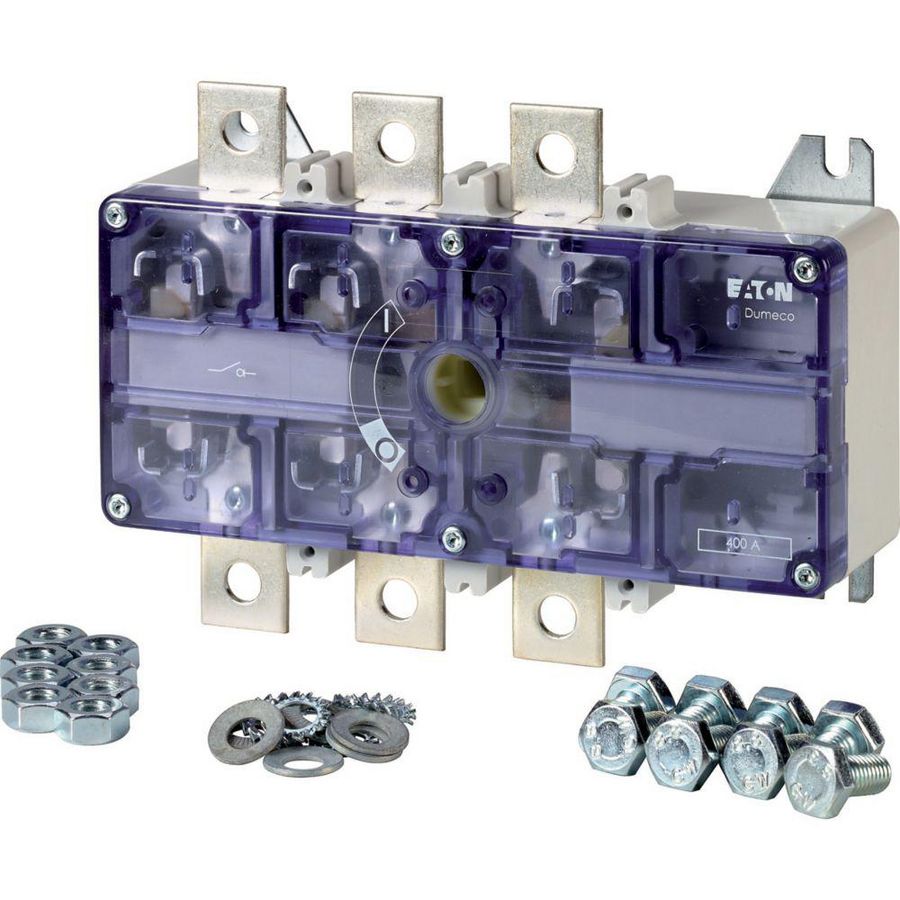 Lastscheider DUMECO 400A 3-polig M10 zonder as en draaigreep