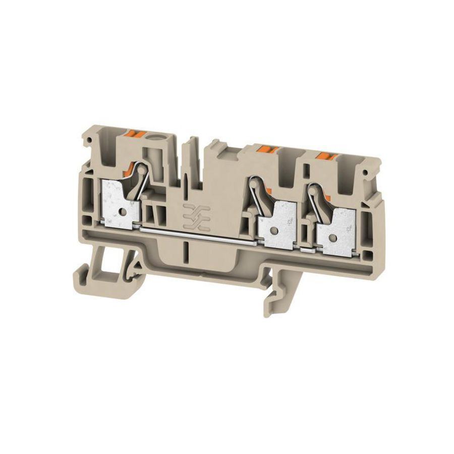 Doorvoerklem PUSH IN d.beige 4mm2 32 A 800 2051240000 VVE=50