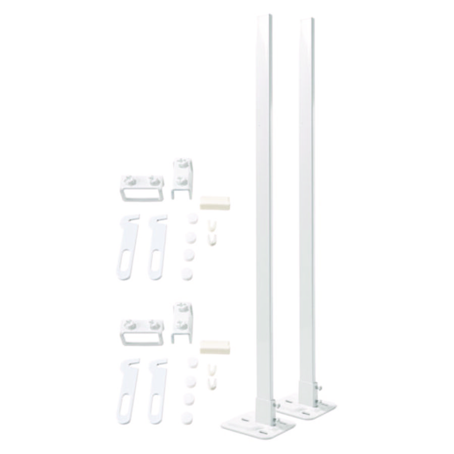 Set a 2st. voetconsoles wit tbv type 10/11 hoogte 300 t/m 600mm