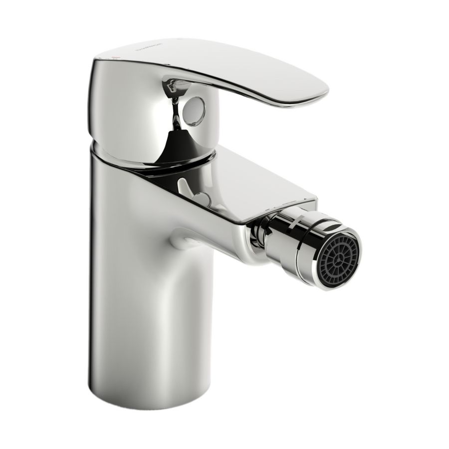 Bidetmengkraan uitloop 106mm flex. aansluitslang 3/8" HANSAPINTO