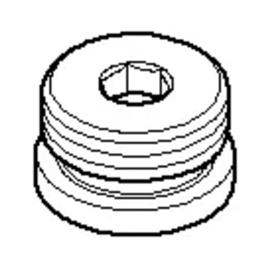 Nippel 13x7,5mm Champagne (22kt Goud)