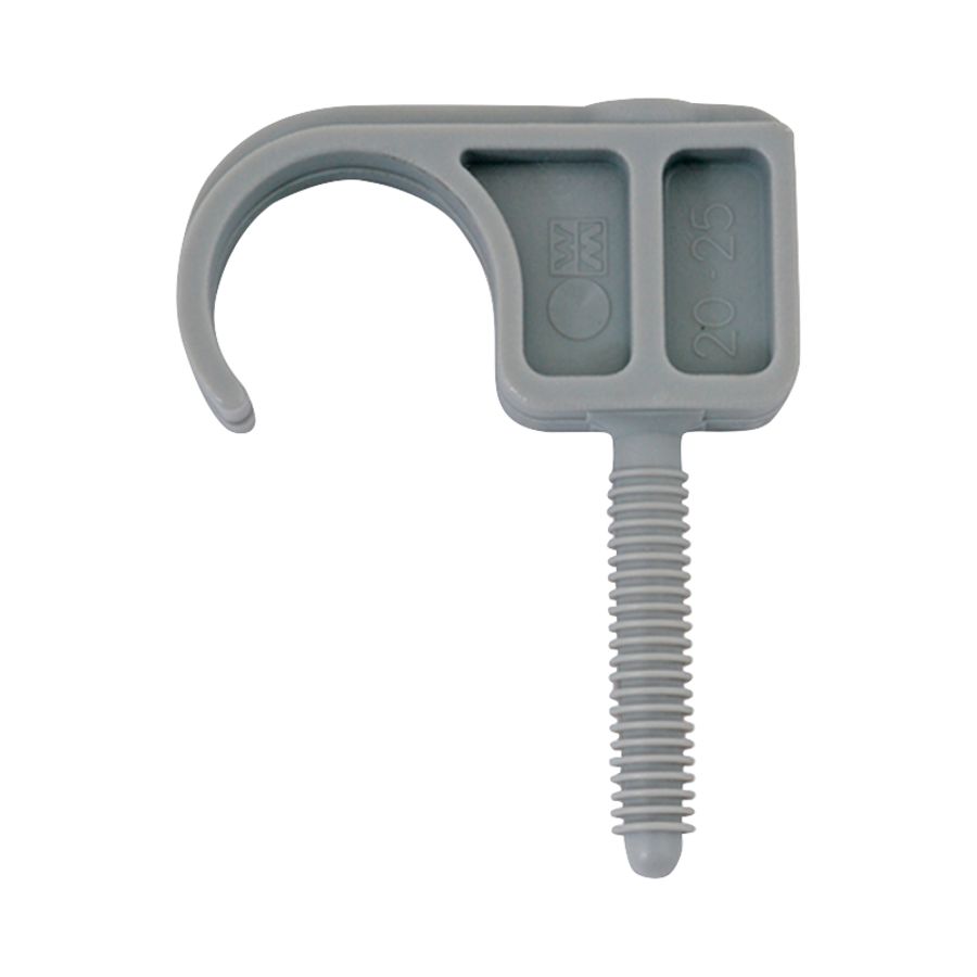 Inslag vloerbeugel kunststof enkel 6mm bereik 20-25mm