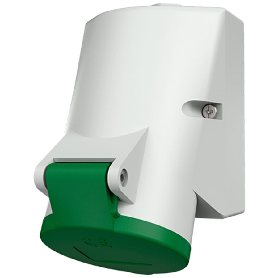Wandcontactdoos 16A 3-polig  2H 50V 300-500Hz IP44 2241