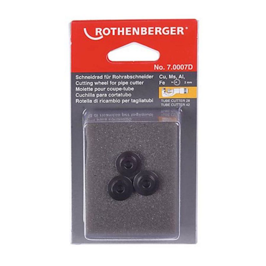 Hangverpakking snijwielen3 x 7.0007 voor pijpsnijders