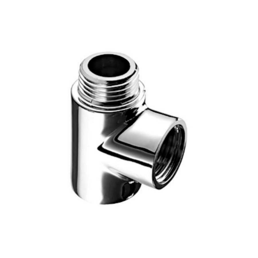T-stuk1/2" chroom