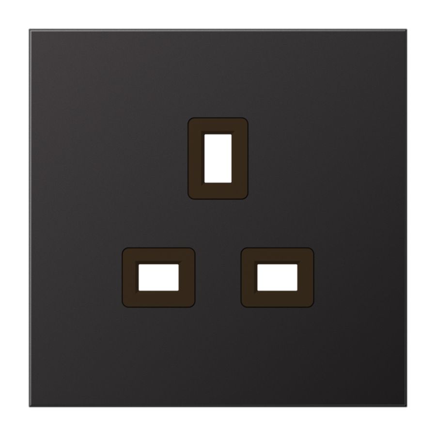 Wandcontactdoos afdekking BS 13A PL LS-Dark