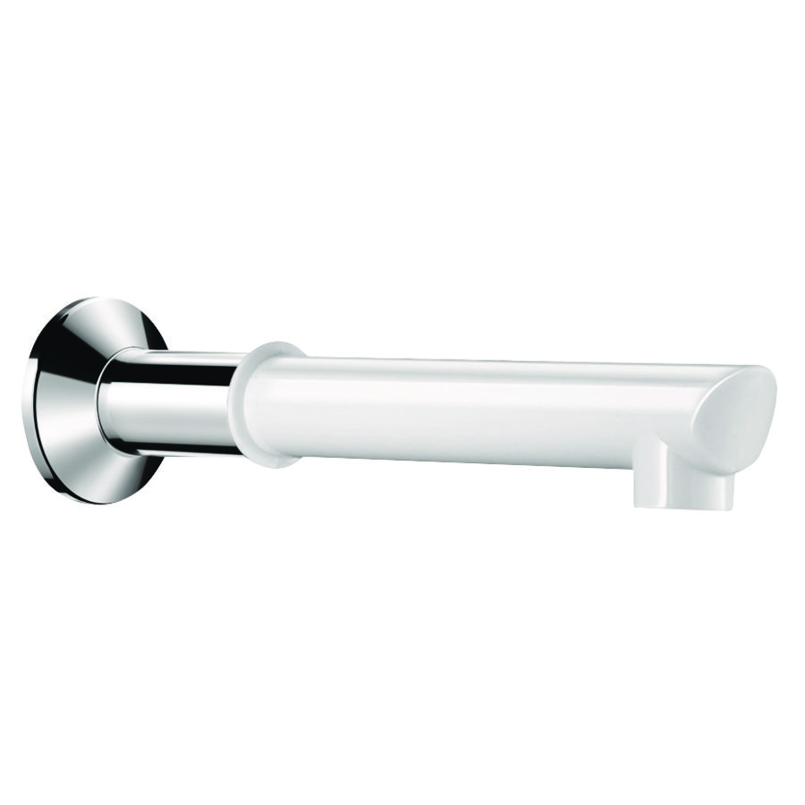 Muuraansluiting +1 wegwerpb. uitloop installatie op wand