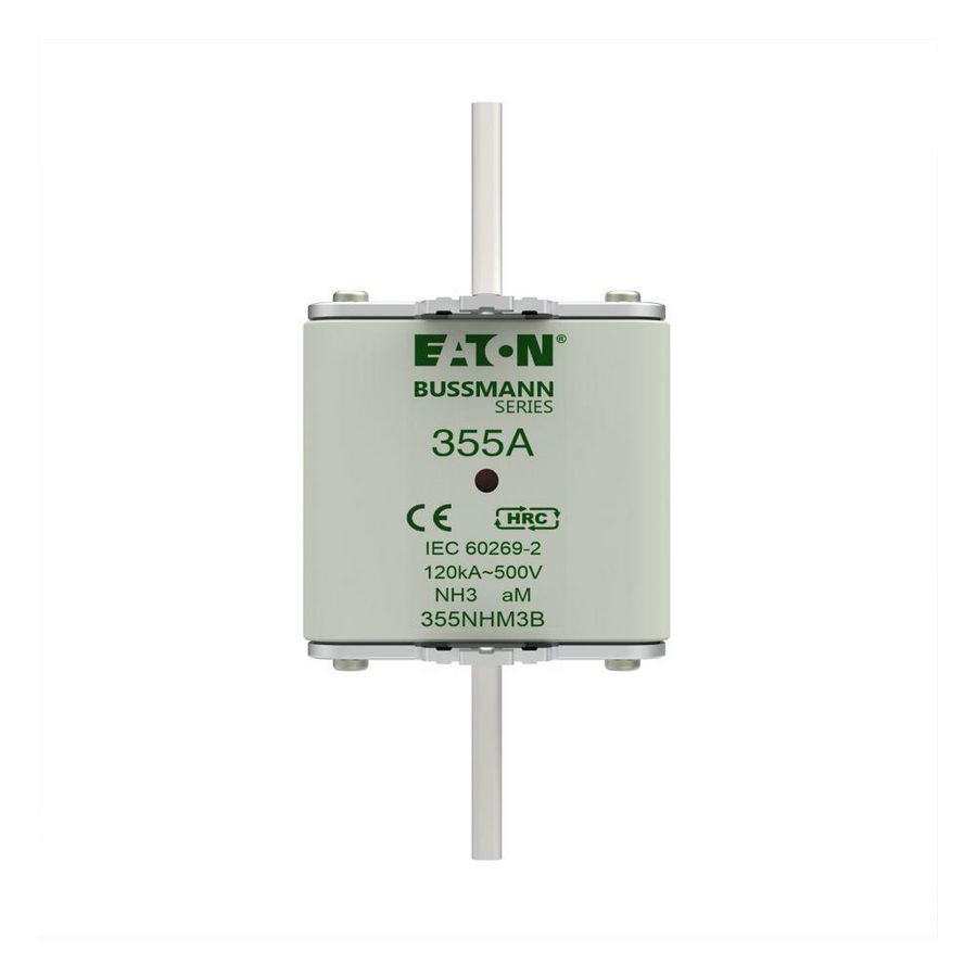 Zekering laagsp. 355A AC 500V NH3 aM dubbele melder VVE=3