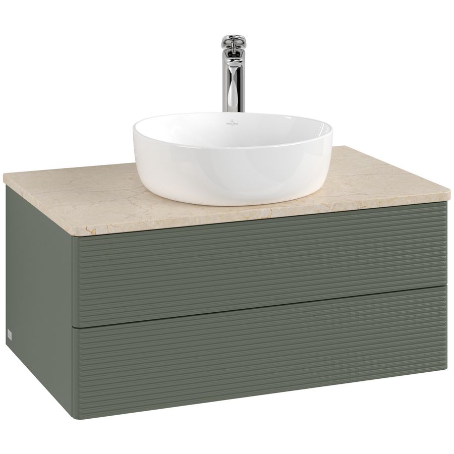 Wastafelonderkast Antao 800x360x500mm L.Green Matt Lacquer K19153HL