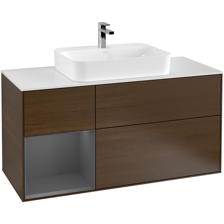 Wastafelonderkast Finion 1200x603x501mm W.Veneer G411GKGN