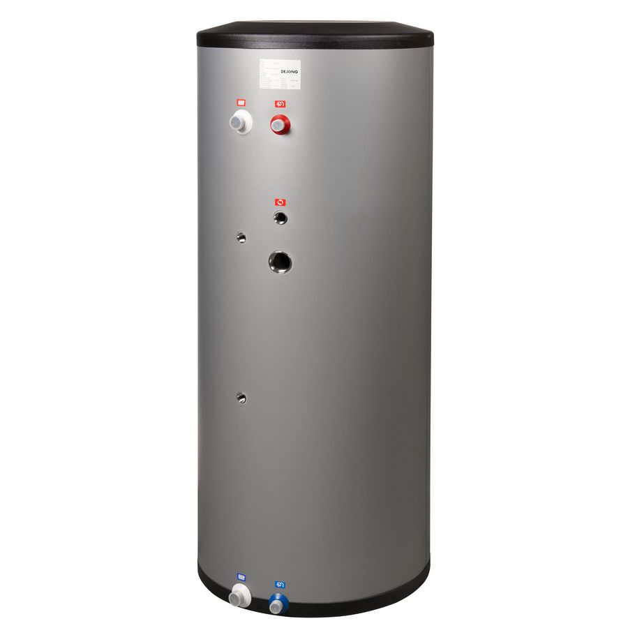 RVS boilervat met 2 spiralen 285ltr.