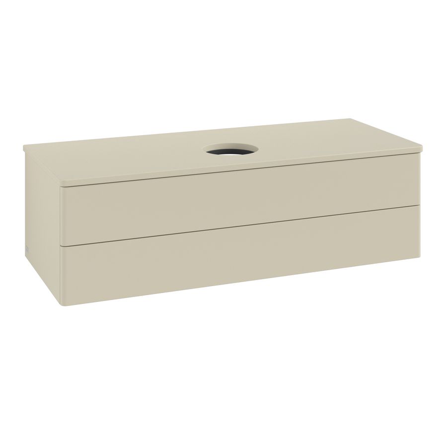 Wastafelonderkast Antao 1200x360x500mm S.Grey Matt Lacquer K21010HJ