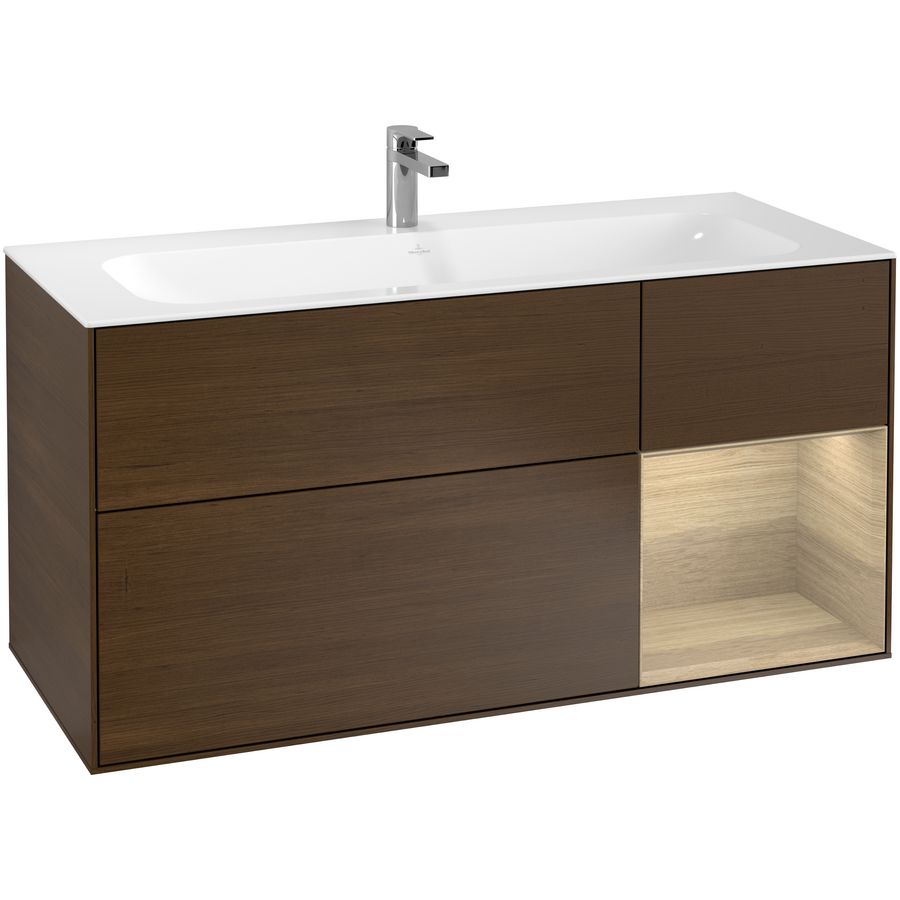 Wastafelonderkast Finion 1196x591x498mm W.Veneer F070PCGN