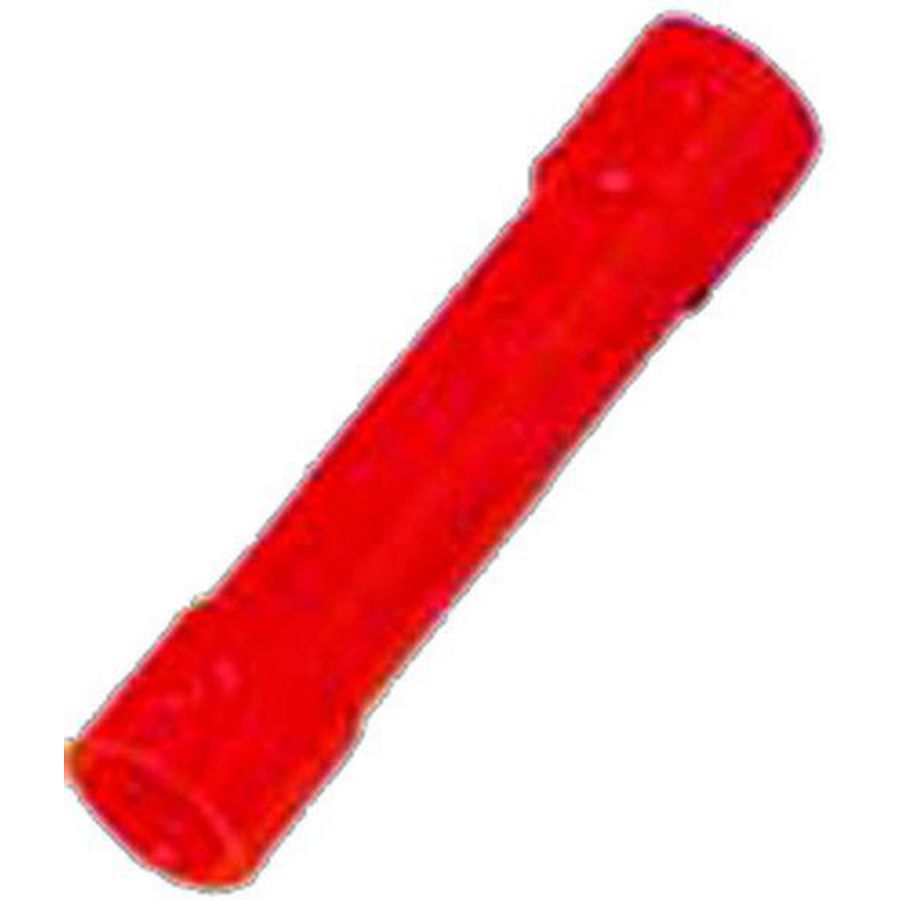 Geisoleerd stootverbinder 0,5-1mm² rood VVE=100