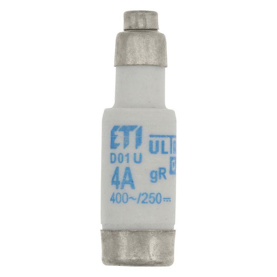 Zekering laagspanning 4A AC 400V D01 aR IEC ultra VVE=10