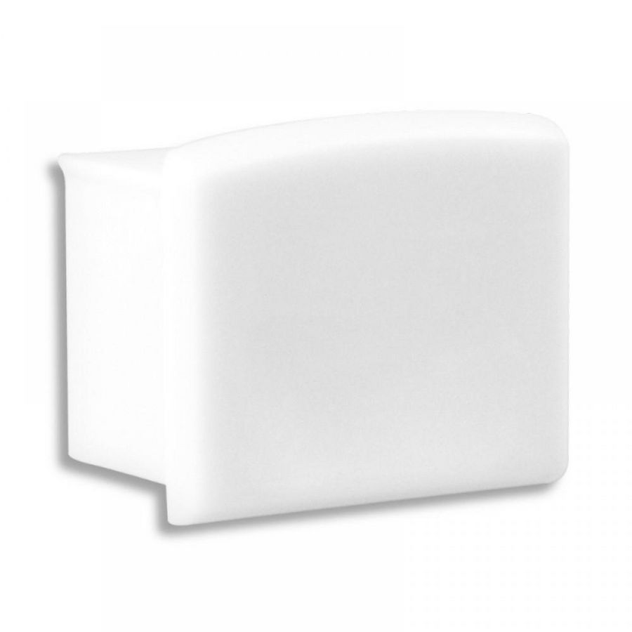 Eindkap E10W voor profiel PL5 wit