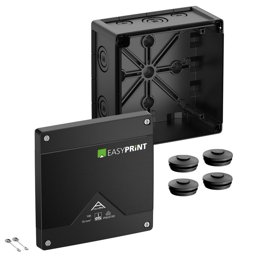 Abox Pro 100-L/sw EasyPrint Aftakdoos VVE=20