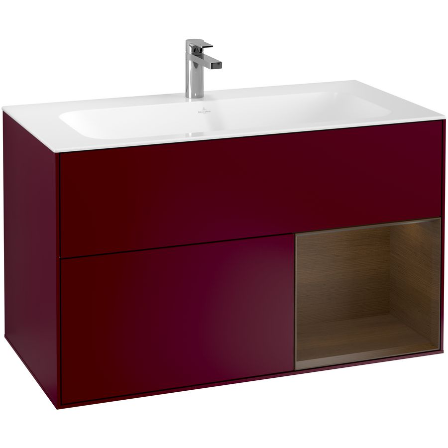 Wastafelonderkast Finion 996x591x498mm Peony Matt Lacquer F040GNHB