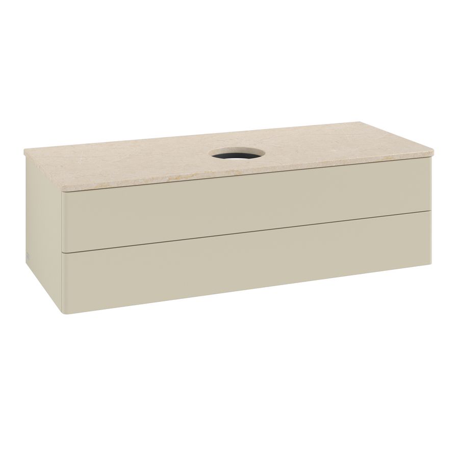 Wastafelonderkast Antao 1200x360x500mm S.Grey Matt Lacquer K21013HJ